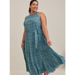 Nwt Torrid Maxi Lindsay Hi-Low Tiered Dress